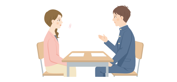 学校の先生には何を伝えればいい？
