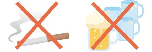 煙草やお酒はやめた方がいいの？
